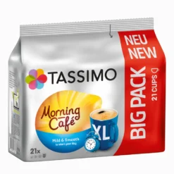 TASSIMO Morning Café XL Mild & Smooth, Kaffeekapseln, XL 21er 8 TASSIMO Morning Café XL Mild & Smooth, Kaffeekapseln, XL 21er -KaffeeGlück Angebote 6167c6f7825e1c7d996eb7ff8d0740ac