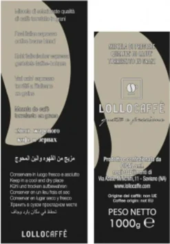 Kaffeebohnen Espresso Schwarz Lollo Caffè 1 Kg X 6 - Lollo Caffè -KaffeeGlück Angebote 621aeacd881e77e5eeffa0f6f1d8fded