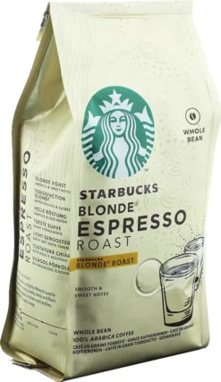 Nestlé® Starbucks Blonde Espresso Roast, Süsse Röstung, Ganze Bohne, 200 G -KaffeeGlück Angebote 62244a18b3fb8062716ca2ba19ec1d88
