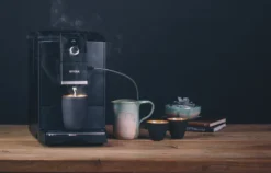 NIVONA - NICR 790 - Mattschwarz/Chrome - Kaffeevollautomat + 1 Kg Kaffee GRATIS! -KaffeeGlück Angebote 638013a60095a66f3d1775d5aacc308b