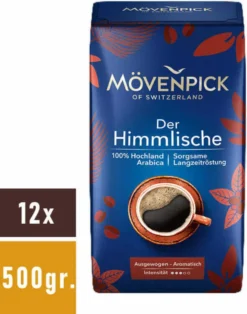 Kaffee-Sparpaket DER HIMMLISCHE Von Mövenpick, 12x500g Gemahlen -KaffeeGlück Angebote 64fc8415667734c45e92efbeabfec6c7
