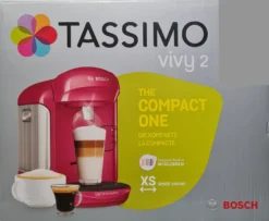 Bosch Tassimo Vivy2 Kapselmaschine TAS1401, Kompaktes Design, Vollautomatisch, Geeignet Für Alle Tassen - Pink 24 Bosch Tassimo Vivy2 Kapselmaschine TAS1401, Kompaktes Design, Vollautomatisch, Geeignet Für Alle Tassen - Pink -KaffeeGlück Angebote 678206823ddb911b0f72495367a95d1c