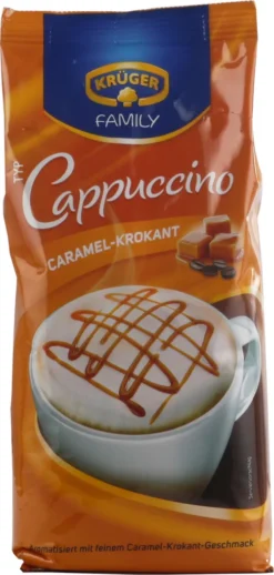 Krüger Family Cappuccino Caramel-Krokant | 500-g-Beutel -KaffeeGlück Angebote 6788943fc54e551dd7ad596c0dfb4f5b