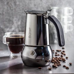 Bialetti Kitty 0,23 L Schwarz, Edelstahl - Italienische Kaffeemaschinen (0,23 L, Schwarz, Edelstahl, 4 Tassen, Edelstahl, Kitty, 1 Stück(e)) -KaffeeGlück Angebote 678e0f272ac6eedf0818ae5a98e96182