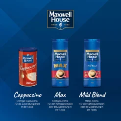 MAXWELL HOUSE Löskaffee Mild Blend Löslicher Kaffee Instantkaffee 2 X 500 G Beutel -KaffeeGlück Angebote 6813ae3694891d39ca87726889bbbe9e