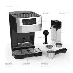Espressomaschine Siebträger Maschine Barista Edelstahl Milchschaumdüse 20 Bar -KaffeeGlück Angebote 6873b29dc99c3b99610a53493fdfb180