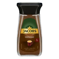 Jacobs Espresso, Löslicher Kaffee, Instantkaffee, Instant Kaffee, Löskaffee, Glas, 100 G -KaffeeGlück Angebote 6bd7e475c739666427516258917e39e0
