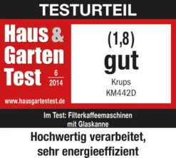 Krups KM 442D Control Line Kaffeemaschine -KaffeeGlück Angebote 6e0d7c18923395dbf492390f5369147d
