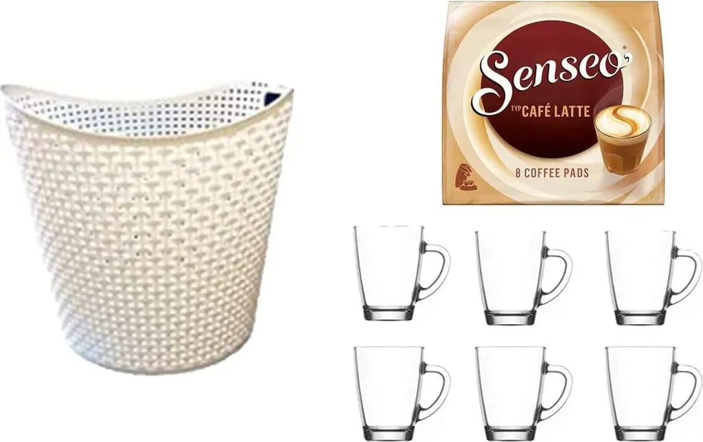 Senseo Latte Pads Für Geeignet Senseo Und Weitere Kaffeemaschinen Aktion+ 6 Kaffeebecher Mit Henkel Plus Wäschekorbaktion Rattan-Design 27 Liter Senseo Kaffeemaschine Senseo Pads 1 Senseo Latte Pads Für Geeignet Senseo Und Weitere Kaffeemaschinen Aktion+ 6 Kaffeebecher Mit Henkel Plus Wäschekorbaktion Rattan-Design 27 Liter Senseo Kaffeemaschine Senseo Pads