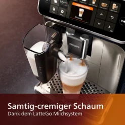 Does Not Apply Philips Series 5400 Kaffeevollautomat – Lattego Milchsystem, 12 Kaffeespezialitäten, Intuitives Display, 4 Benutzerprofile, Chrom (EP5447/90), Chrom / Einzigartig -KaffeeGlück Angebote 70bb57dee5b56cb63d34b27f1ebbc5ab