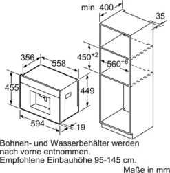 Bosch CTL636EB6 Einbau-Kaffeevollautomat -KaffeeGlück Angebote 7156bd47824556e7b365a879b0faf69a