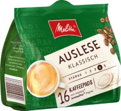 MELITTA Kaffeepads Auslese Klassisch 10x16 Pads Vollmundig Und Temperamentvoll -KaffeeGlück Angebote 7187addffd44279cdbd29b270aba3b5a