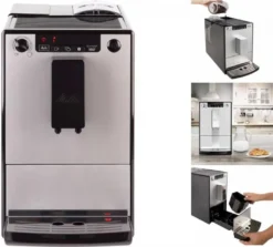 MELITTA E950-666 - Automatische Kaffeemaschine Solo Pure Silver - 1400 W - 3 Intensitätseinstellungen - 125 G Bohnenbehälter -KaffeeGlück Angebote 734367be6a9f325577ea3a6d19e116c1