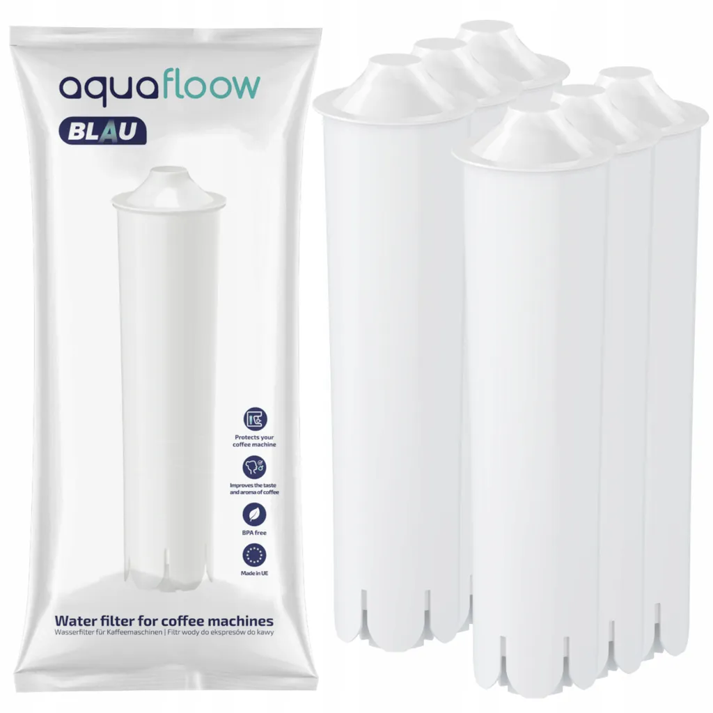 6x Aquafloow Blau Wasserfilter Für Jura Kaffeemaschinen 1 6x Aquafloow Blau Wasserfilter Für Jura Kaffeemaschinen