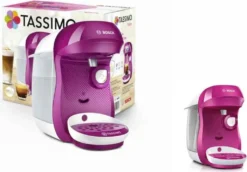 Bosch TASSIMO HAPPY Wild Purple +20 € Gutschein 1400 Watt 0,7 Liter Wassertank -KaffeeGlück Angebote 75d0ba87071ed5476e5d3cc91fd2d241