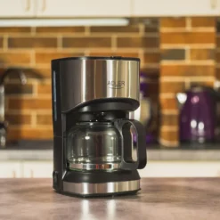 Adler AD-4407 Tropfkaffeemaschine 8 Tassen, Edelstahl, BPA-frei, 550 W, 550 W, 0,7 Liter, Schwarz Und Grau -KaffeeGlück Angebote 7606841ccdf7157141189a187ea4fd73