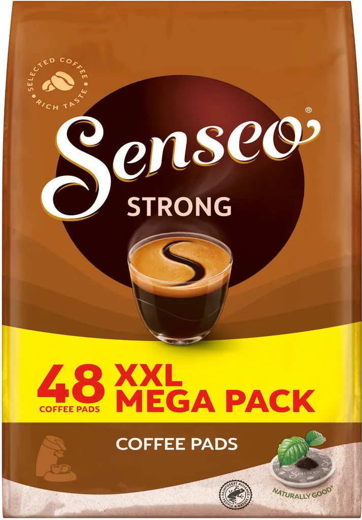 SENSEO Pads Strong Senseopads 4 X 48 Getränke Kaffeepads XXL Packs + 1 Senseo Dose 2 SENSEO Pads Strong Senseopads 4 X 48 Getränke Kaffeepads XXL Packs + 1 Senseo Dose – Bild 2