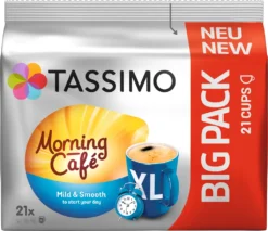 TASSIMO Morning Café XL Mild & Smooth, Kaffeekapseln, XL 21er