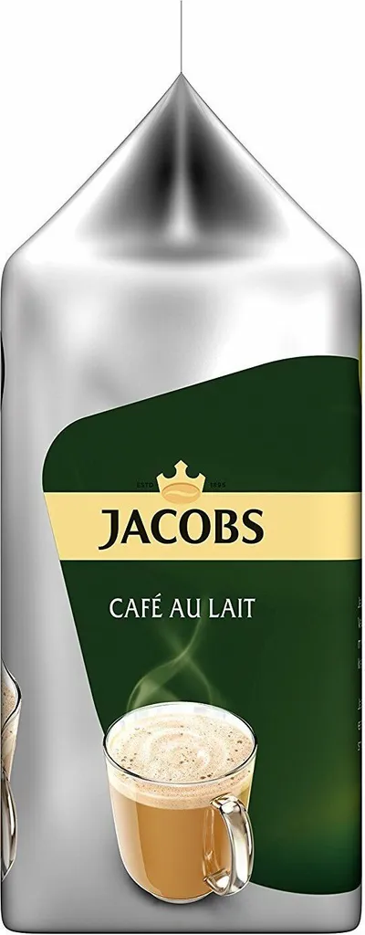 Tassimo Jacobs Café Au Lait 5er Pack, Kaffee, Kaffeekapsel, Milchkaffee Aus Gemahlenem Röstkaffee, 80 T-Discs / Portionen 4 Tassimo Jacobs Café Au Lait 5er Pack, Kaffee, Kaffeekapsel, Milchkaffee Aus Gemahlenem Röstkaffee, 80 T-Discs / Portionen – Bild 4