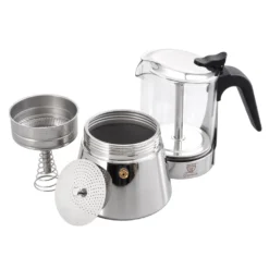 GRÄWE Espressokocher Mit Glaskanne, 9 Tassen -KaffeeGlück Angebote 7d4fc668716c5e8734f5c32b199849d8