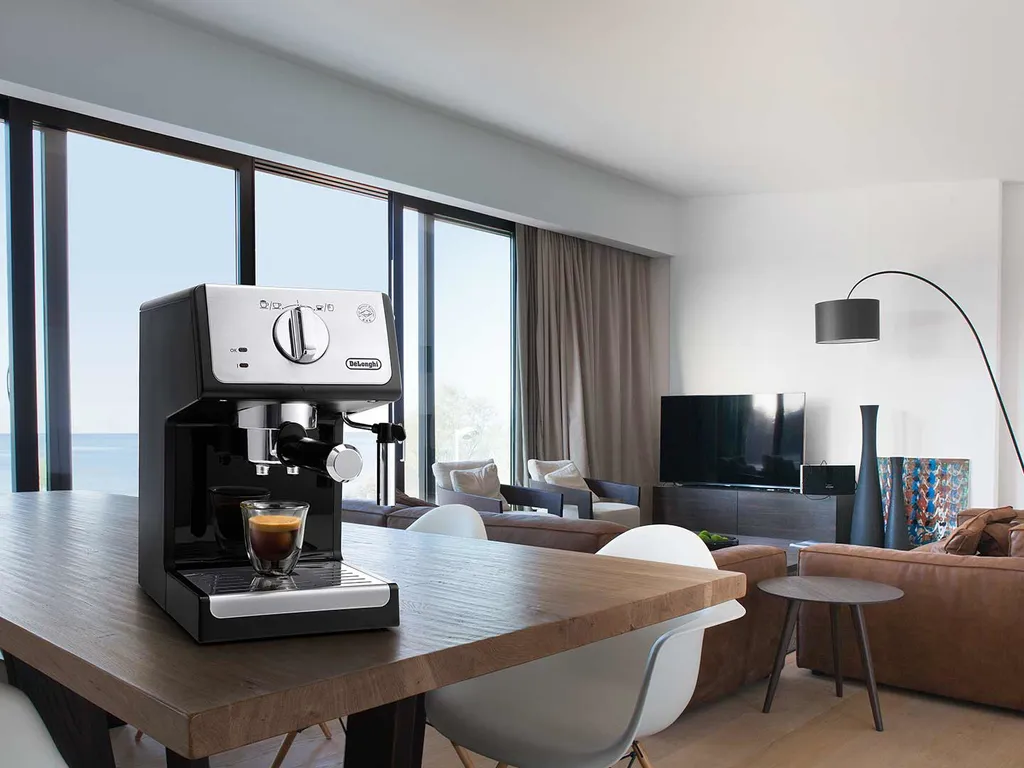 De'Longhi DeLonghi ECP 33.21.BK Siebträger Espressomaschine, Farbe: Schwarz 4 De'Longhi DeLonghi ECP 33.21.BK Siebträger Espressomaschine, Farbe: Schwarz – Bild 4