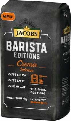 JACOBS Kaffeebohnen Barista Editions Crema Intense 3 Kg Geöstete Bohnen+ 1 Jacobs Barista Becher+ 1 Dose -KaffeeGlück Angebote 821989862b942d4dba7a28d5f470b9c0 1