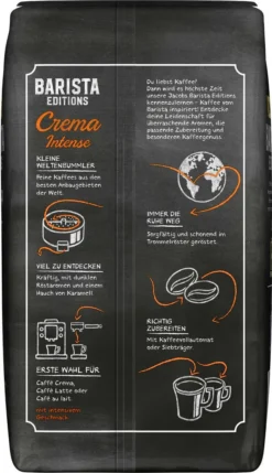 JACOBS Kaffeebohnen Barista Editions Crema Intense 2 X 1kg Ganze Kaffee Bohnen 11 JACOBS Kaffeebohnen Barista Editions Crema Intense 2 X 1kg Ganze Kaffee Bohnen -KaffeeGlück Angebote 8440c723851085915bbad5a50d31f929 2