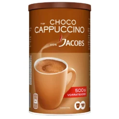 JACOBS Typ Choco Cappuccino 6 X 500 G Cappuccinopulver Löslich 6 Dosen -KaffeeGlück Angebote 8547168e546ec01a024400cd2f7b10f4
