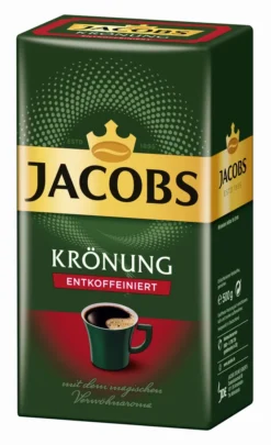 Jacobs Filterkaffee Krönung Entkoffeiniert | Gemahlen | 500g -KaffeeGlück Angebote 87d4e800c92285d80b0040c48fec73d0