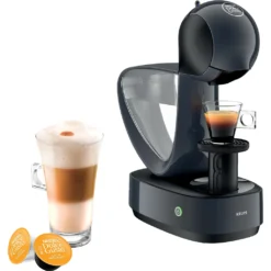 Krups Kapselmaschine KP 173B Nescafe Dolce Gusto Infinissima Cosmic-Grey, Farbe:Cosmic-Grau -KaffeeGlück Angebote 87d622501c7d1cc83006217dbf537b9c