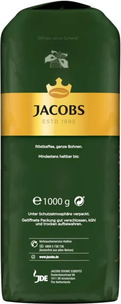JACOBS Kaffeebohnen Krönung Crema Kräftig 3 Kg Geröstete Ganze Bohnen + 1 Jacobs Barista Becher + 1 Dose 16 JACOBS Kaffeebohnen Krönung Crema Kräftig 3 Kg Geröstete Ganze Bohnen + 1 Jacobs Barista Becher + 1 Dose -KaffeeGlück Angebote 8bc875d1bebbbf8fa9b4f1ab391edd57