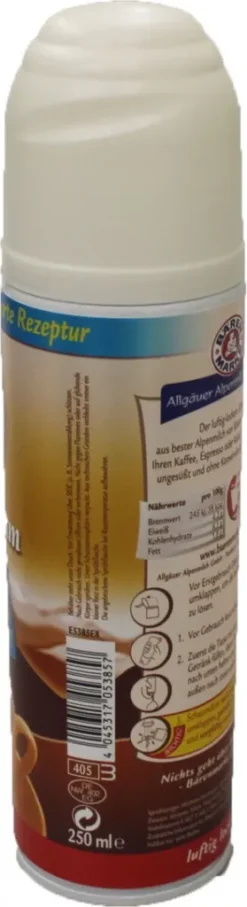 Bärenmarke Der Milch Schaum Luftig Locker In Der Sprühflasche 250ml -KaffeeGlück Angebote 8d48597d46ef8a8f5d311c5dff751e92