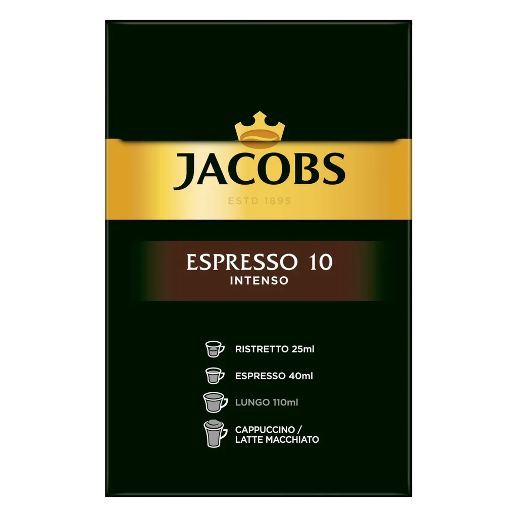 JACOBS Kapseln Espresso Intenso 5 X 40 Nespresso®* Kompatible Kaffeekapseln 6 JACOBS Kapseln Espresso Intenso 5 X 40 Nespresso®* Kompatible Kaffeekapseln – Bild 6
