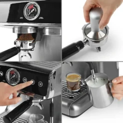 BEEM ESPRESSO-GRIND-PROFESSION Espresso-Siebträgermaschine Mit Mahlwerk + 1x ESPRESSO PERFETTO Ganze Bohne + 1x CAFÉ CREMA Ganze Bohne Espressomaschine Siebträger Maschine Barista Edelstahl Mit Mahlwerk Inkl Kaffee -KaffeeGlück Angebote 8ddbacb21990ba082fe439b5869eb264 1