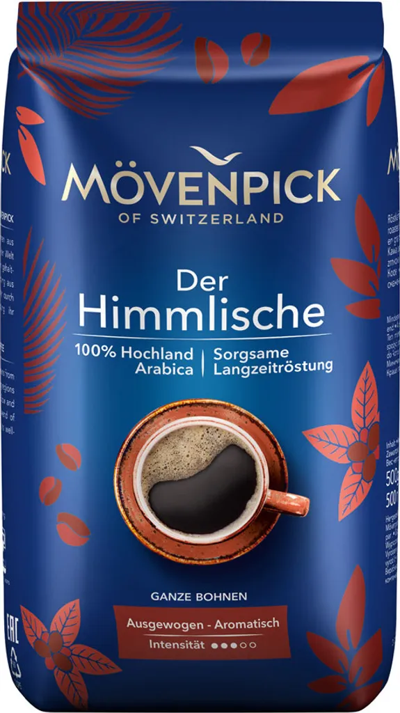 Sparpaket DER HIMMLISCHE Von Mövenpick, 10x500g Bohnen 1 Sparpaket DER HIMMLISCHE Von Mövenpick, 10x500g Bohnen