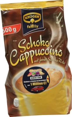 Krüger Family Cappuccino Schoko | 500-g-Beutel -KaffeeGlück Angebote 9060e912f1bcac61588f6c2b9673b92b