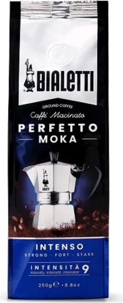 Bialetti Perfetto Moka Stark 250 G, 250 G, Dunkle Röstung, Kaffee, 30% Arabica, 70% Robust, Tasche 8 Bialetti Perfetto Moka Stark 250 G, 250 G, Dunkle Röstung, Kaffee, 30% Arabica, 70% Robust, Tasche -KaffeeGlück Angebote 934036002de8fcd5816b9a0094d1d310