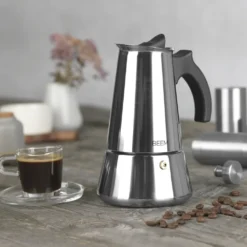 Espresso Maschine Espressoo Kaffee Maschine Coffee Mokkakanne Induktion Beem -KaffeeGlück Angebote 95acd6c9d7c88ec068147511a6d10fac