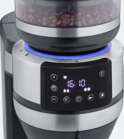 SEVERIN FILKA Vollautomat Für Filterkaffee Mit Glaskanne KA 4850 Aus Edelstahl, Matt-schwarz Edelstahl-gebürstet -KaffeeGlück Angebote 962031ea7cac9a91bb15a3aa51937554