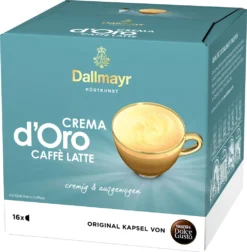 Nestlé® Nescafé Dolce Gusto Dallmayr Crema DOro Caffé Latte, Kaffeekapsel, Kaffee, 16 Kapseln -KaffeeGlück Angebote 995ead691c25f50f1da2034fd8a12413