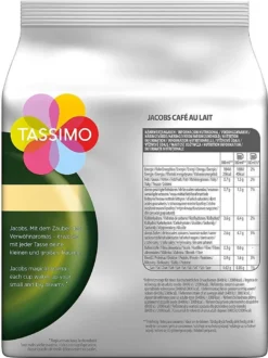 Tassimo Jacobs Café Au Lait 5er Pack, Kaffee, Kaffeekapsel, Milchkaffee Aus Gemahlenem Röstkaffee, 80 T-Discs / Portionen 8 Tassimo Jacobs Café Au Lait 5er Pack, Kaffee, Kaffeekapsel, Milchkaffee Aus Gemahlenem Röstkaffee, 80 T-Discs / Portionen -KaffeeGlück Angebote 99f57c0078e24bd6d1dc6d5a09ec7261