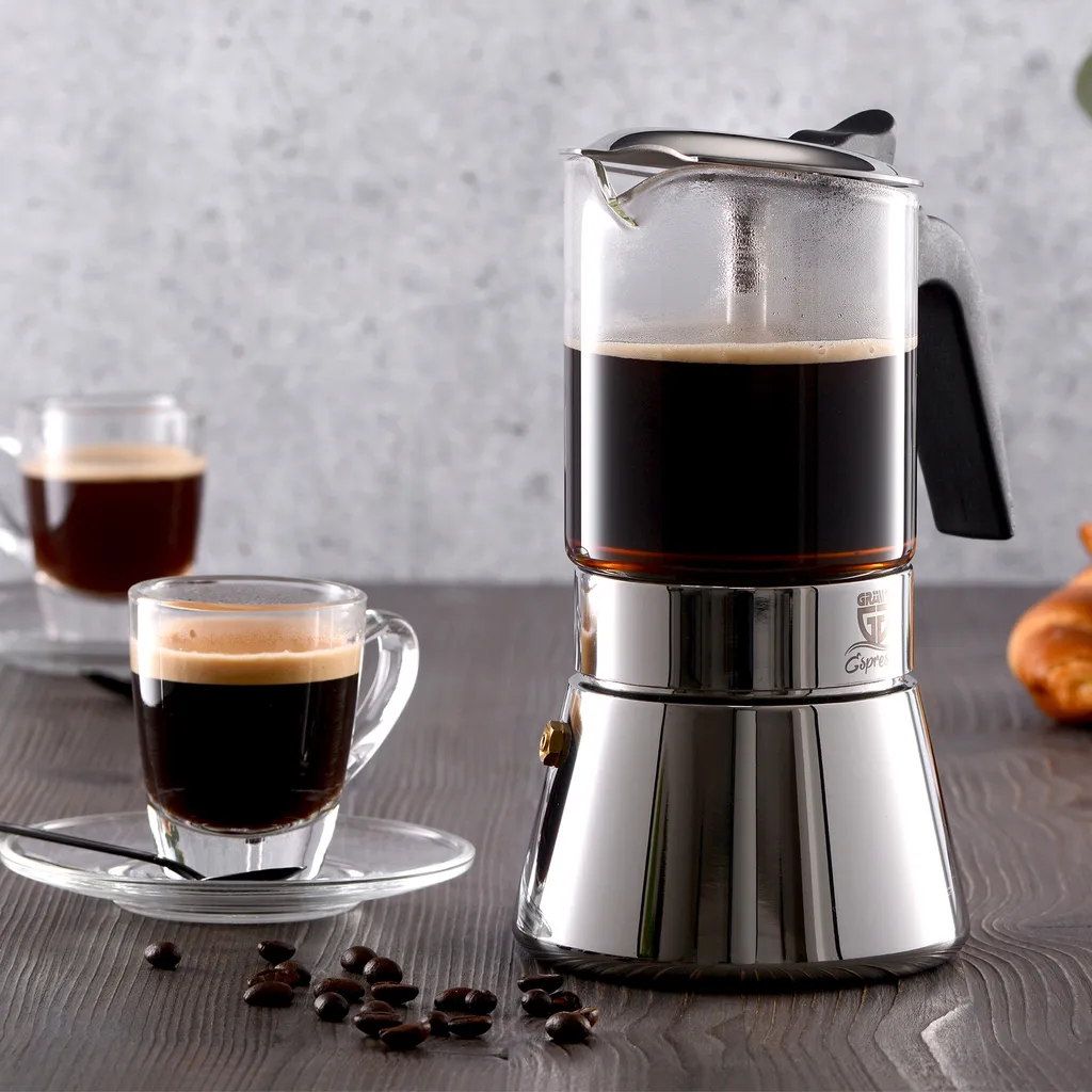 GRÄWE Espressokocher Mit Glaskanne, 6 Tassen 15 GRÄWE Espressokocher Mit Glaskanne, 6 Tassen – Bild 15