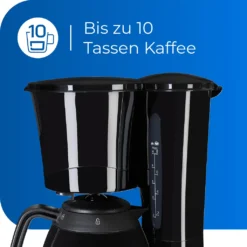 Exquisit KA 6502 Sw | Filterkaffeemaschine | 10 Tassen | Thermoskanne | Schwarz 8 Exquisit KA 6502 Sw | Filterkaffeemaschine | 10 Tassen | Thermoskanne | Schwarz -KaffeeGlück Angebote 9b98fbd29df7c25dccb10b2bed112c21