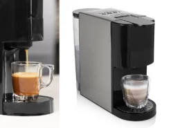 Princess 4-in-1 Multi-Kapsel-Kaffeemaschine 1450W 0,8L Schwarz Silbern -KaffeeGlück Angebote 9ca17a82738d03dc9f5d27261297f11f