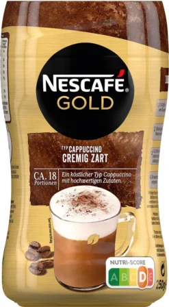 Nescafé® Nescafé Gold Typ Cappuccino Cremig Zart | 250g 20 Nescafé® Nescafé Gold Typ Cappuccino Cremig Zart | 250g -KaffeeGlück Angebote 9e3c942f7974c020013b39b3f329c6b5