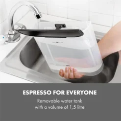 Arabica Espressomaschine 1050W 15 Bar 1,5l Touch-Bedienfeld Edelstahl -KaffeeGlück Angebote 9ea9759b9f3a42d19a0a6d0fcf1c64a3
