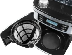 MEDION MD 15486 Kaffeemaschine Mit Mahlwerk Und Glaskanne, Wassertank: 1,5 Liter, 8 Mahlstufen, Max. 1050 Watt, Silber, Edelstahl -KaffeeGlück Angebote 9f2c20194b7378d1f88fa24ee97ffe65