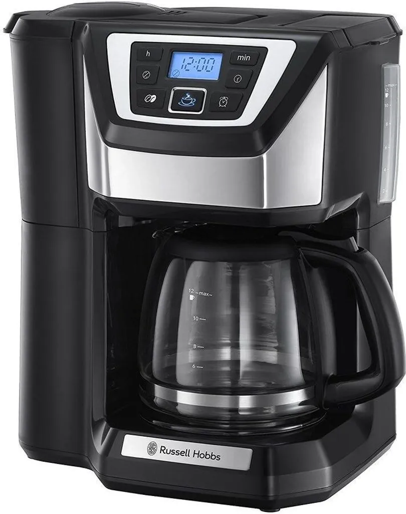 Russell Hobbs 22000-56 Chester Grind Und Brew Glas-Kaffeemaschine Mahlwerk 1 Russell Hobbs 22000-56 Chester Grind Und Brew Glas-Kaffeemaschine Mahlwerk