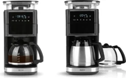 Kaffeemaschine Filterkaffeemaschine Edelstahl Thermoskanne Timer Mit Mahlwerk -KaffeeGlück Angebote a297f4714cc0e6d7cb0a81773418603d
