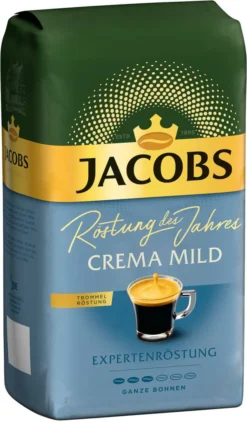 JACOBS Kaffeebohnen Expertenröstung Crema Mild Röstung Des Jahres 2 X 1 Kg + 1 Aluminium Dose Barista Design 13 JACOBS Kaffeebohnen Expertenröstung Crema Mild Röstung Des Jahres 2 X 1 Kg + 1 Aluminium Dose Barista Design -KaffeeGlück Angebote a2ad79046dcf876d83cc5bf894048ff3 1